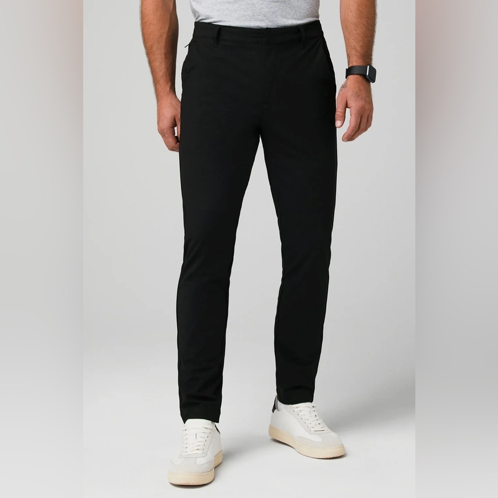 Fabletics The Don trouser men’s size 36x32 performance pants slim fit black